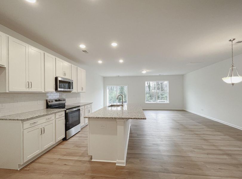 Furnished interior view inside a new home in East Main Townes, Spartanburg (Image 5).