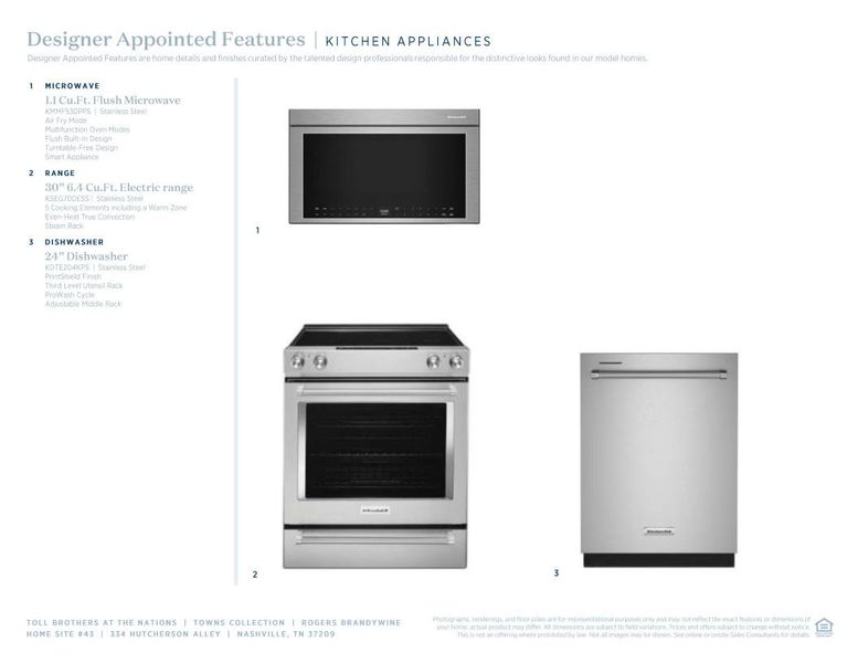 Sample of building materials used in homes in The Nations - Towns, Nashville (Image 9).