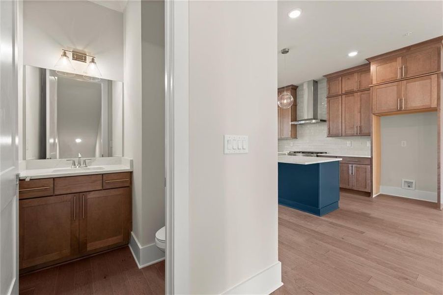 Furnished interior view inside a new home in , Alpharetta (Image 10).