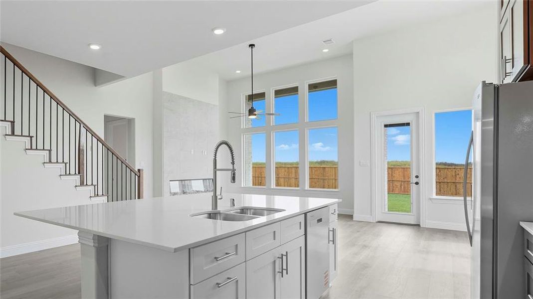 Furnished interior view inside a new home in Clearview Ranch, Royse City (Image 9).