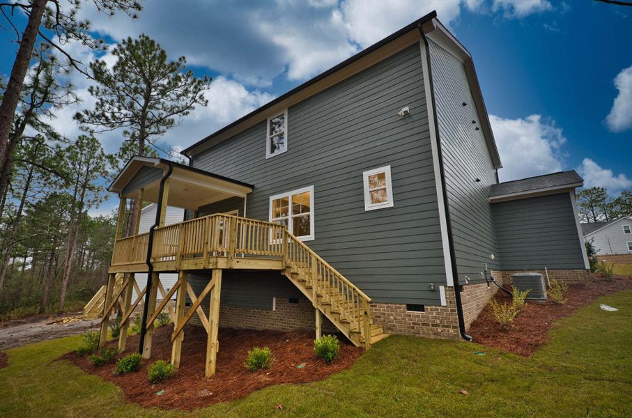 Covered Deck with Grill Patio Option