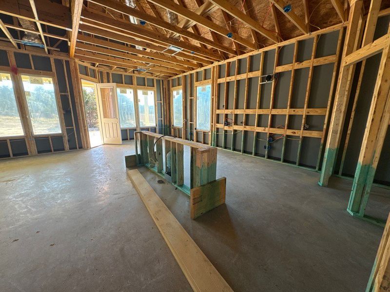 In-progress construction of a new home in Oak Grove Addition, Springtown, TX (Image 4). In-progress construction of a new home in Oak Grove Addition, Springtown, TX (Image 4).