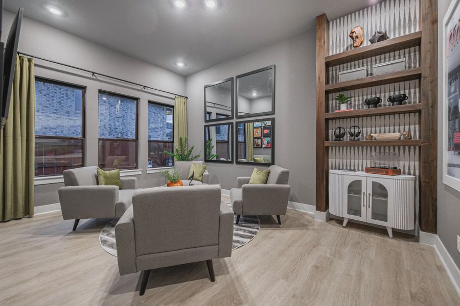 Representative furnished interior of a home built from the Kimberly by Chesmar Homes in Sweetwater, Austin (Image 16). Representative furnished interior of a home built from the Kimberly by Chesmar Homes in Sweetwater, Austin (Image 16).
