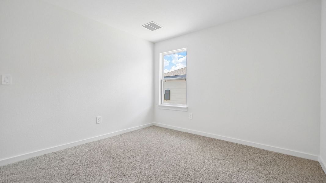 Spacious, unfurnished interior of a new home in Trails at Wildhorse, Austin (Image 34).