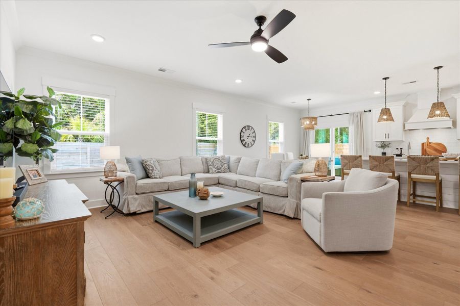 Furnished interior view inside a new home in , Mount Pleasant (Image 33).