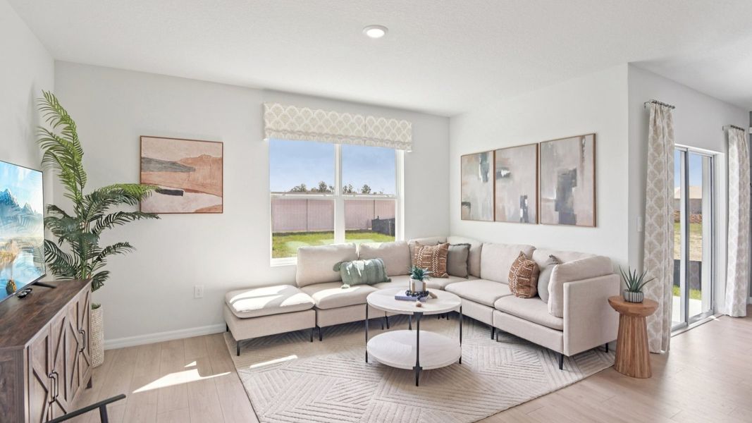 Furnished interior view inside a new home in Summit View, Dade City (Image 6).