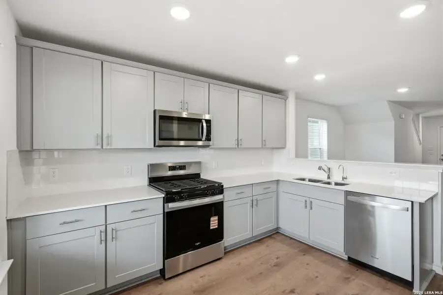 Furnished interior view inside a new home in Vista Real, Converse (Image 7).