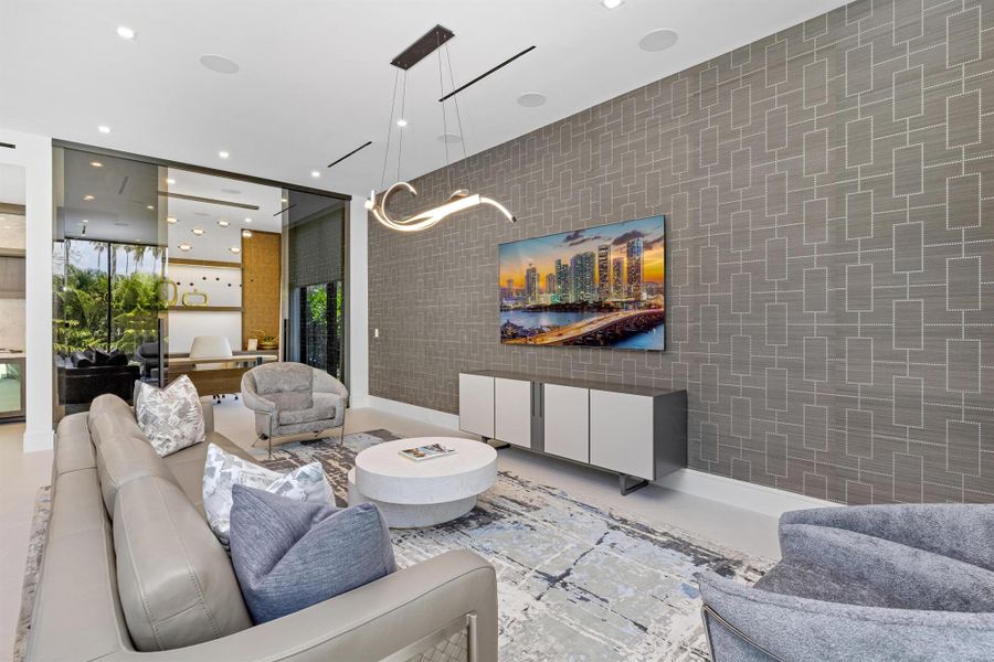 Furnished interior view inside a new home in , Boca Raton (Image 67).