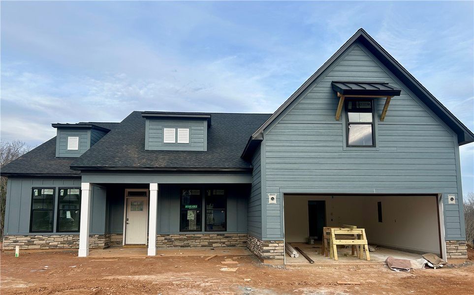 In-progress construction of a new home in Edwards Ridge, Central, SC (Image 6). In-progress construction of a new home in Edwards Ridge, Central, SC (Image 6).
