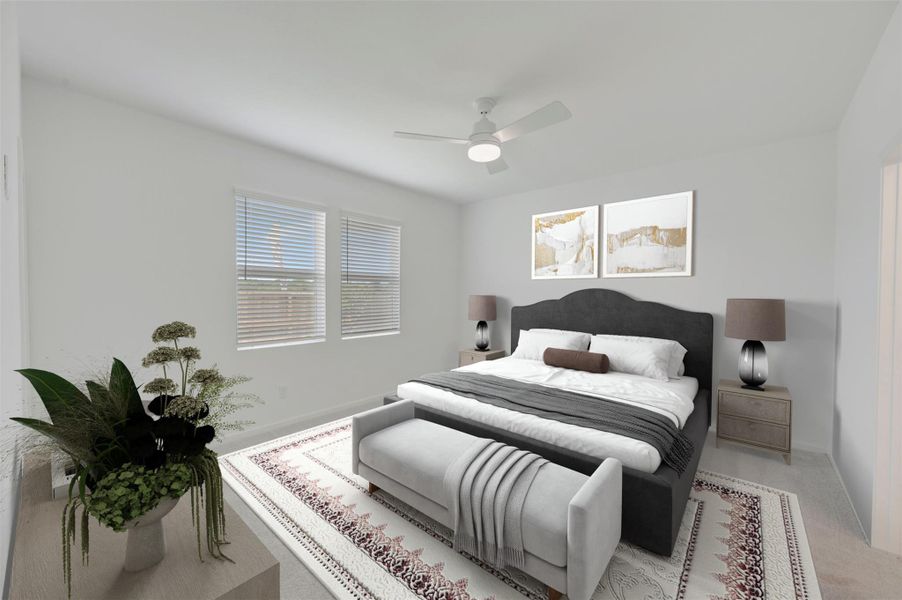 Private primary suite Private primary suite