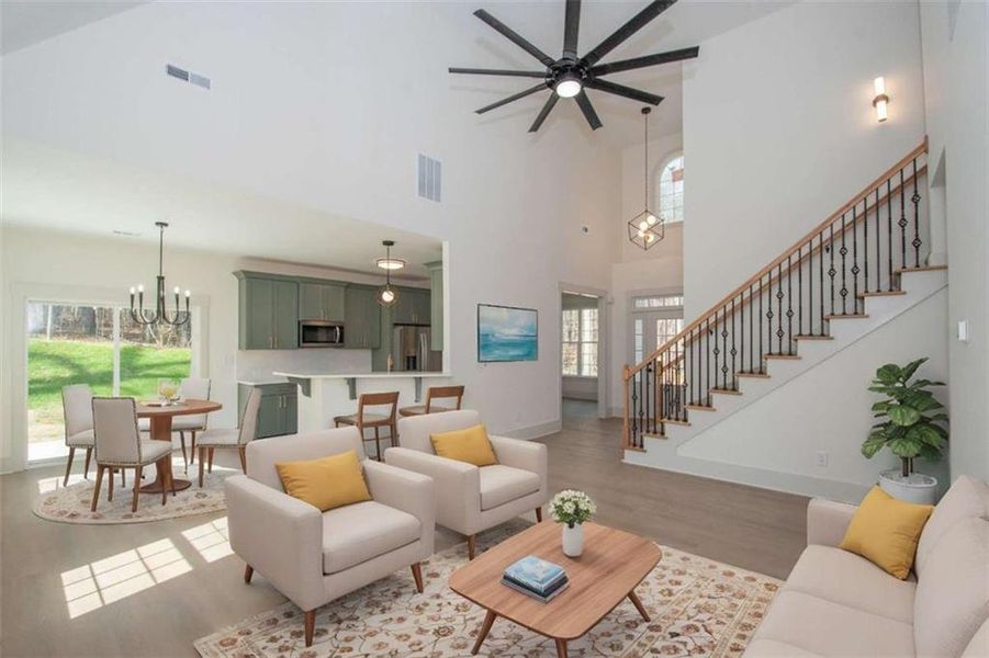 Furnished interior view inside a new home in , Jonesboro (Image 11).