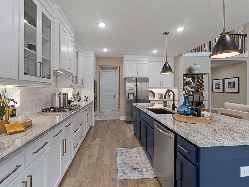 Representative furnished interior of a home built from the Middleton by Landon Homes in Lexington Frisco, Frisco (Image 10).