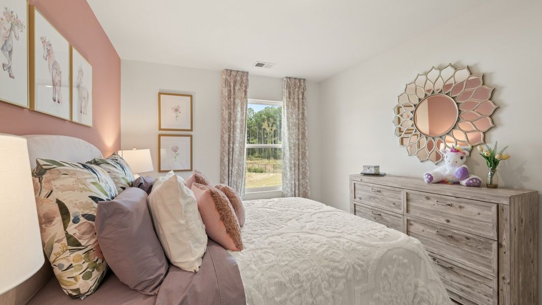 Representative furnished interior of a home built from the Hamlin by D.R. Horton in Oakchase at Hampton, Hampton (Image 22).