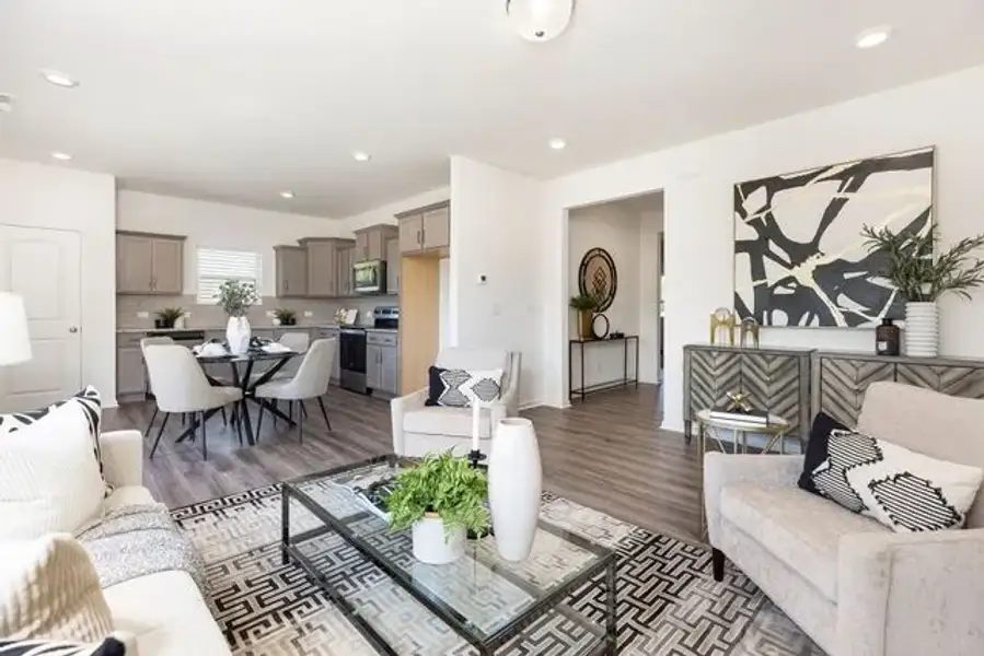 Representative furnished interior of a home built from the Ryker by True Homes in The Retreat at Reedy Fork Ranch, Greensboro (Image 7).