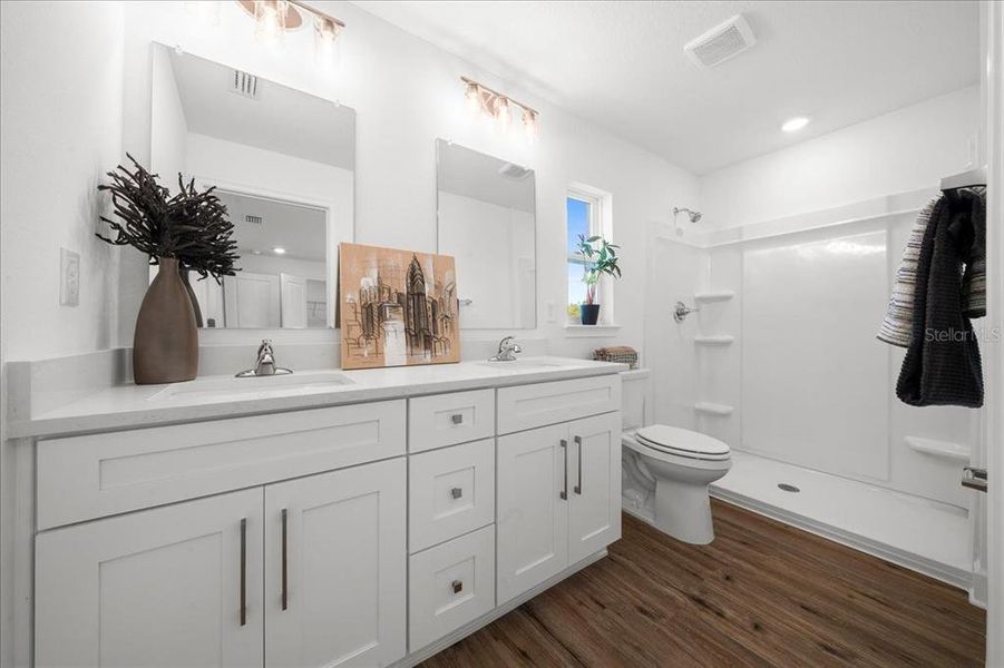 Furnished interior view inside a new home in , Spring Hill (Image 11). Furnished interior view inside a new home in , Spring Hill (Image 11).