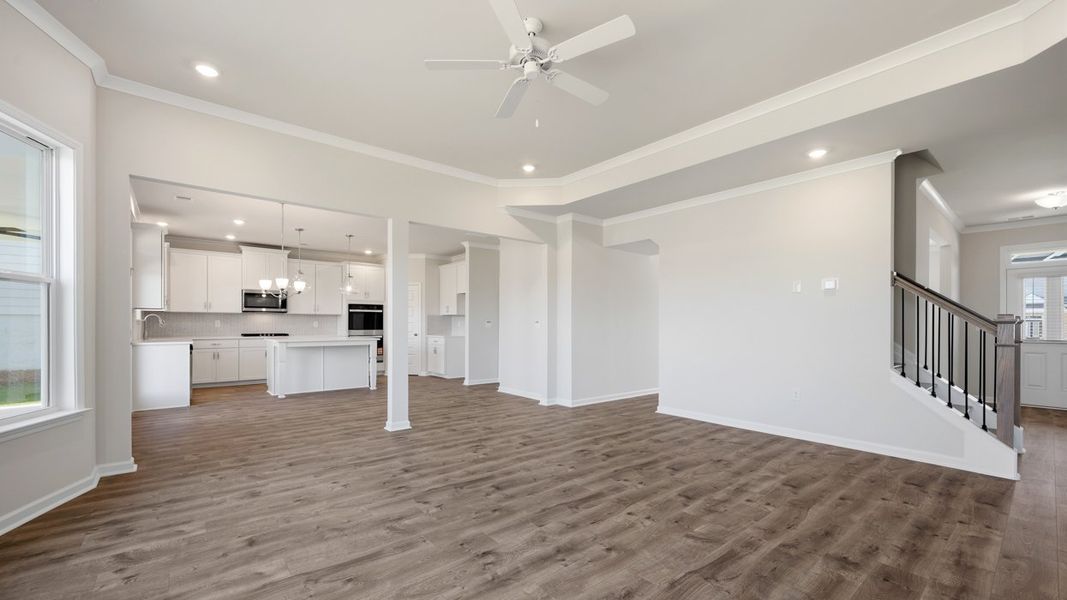 Spacious, unfurnished interior of a new home in Evergreen Crossing, Locust Grove (Image 24). Spacious, unfurnished interior of a new home in Evergreen Crossing, Locust Grove (Image 24).