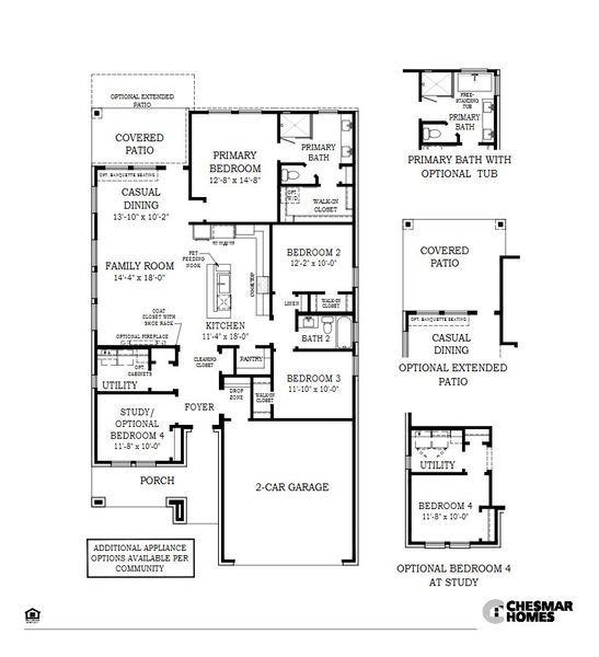 2D floor plan layout for the Bonneville 50′ by Chesmar Homes in Prominence – Now Selling, San Antonio, TX (Image 3). 2D floor plan layout for the Bonneville 50′ by Chesmar Homes in Prominence – Now Selling, San Antonio, TX (Image 3).