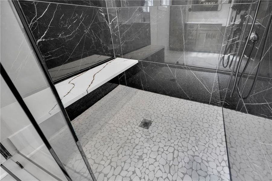 Close-up of interior finishes inside a home in , Monroe (Image 70).