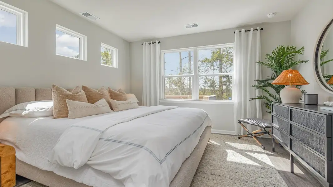 Furnished interior view inside a new home in Brunswick Plantation, Ash (Image 10).