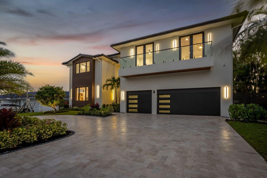 Sunset Entrance Glow