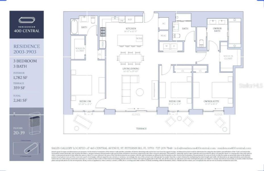 2D floor plan layout of this home in , St. Petersburg, FL (Image 6).
