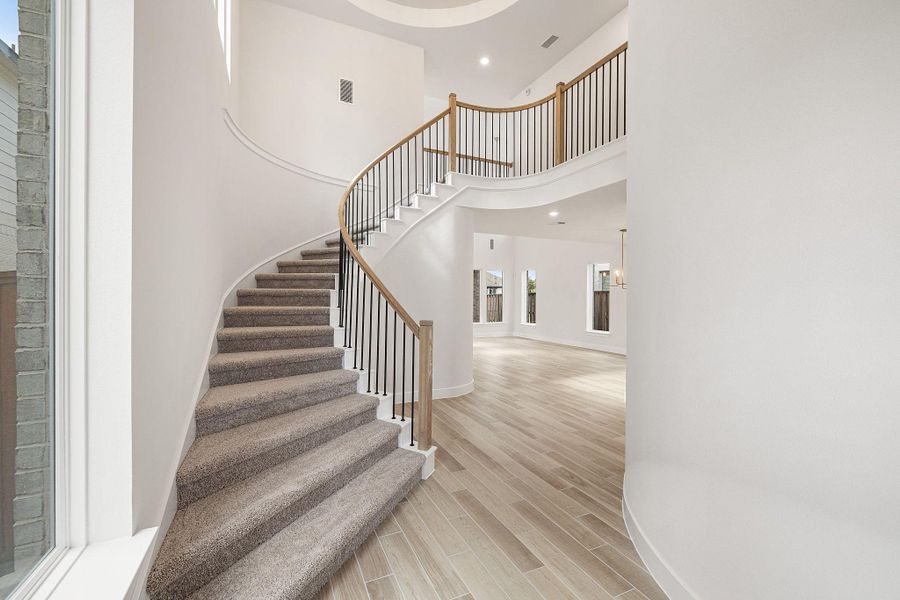 Spacious, unfurnished interior of a new home in Parmer Ranch, Georgetown (Image 23). Spacious, unfurnished interior of a new home in Parmer Ranch, Georgetown (Image 23).