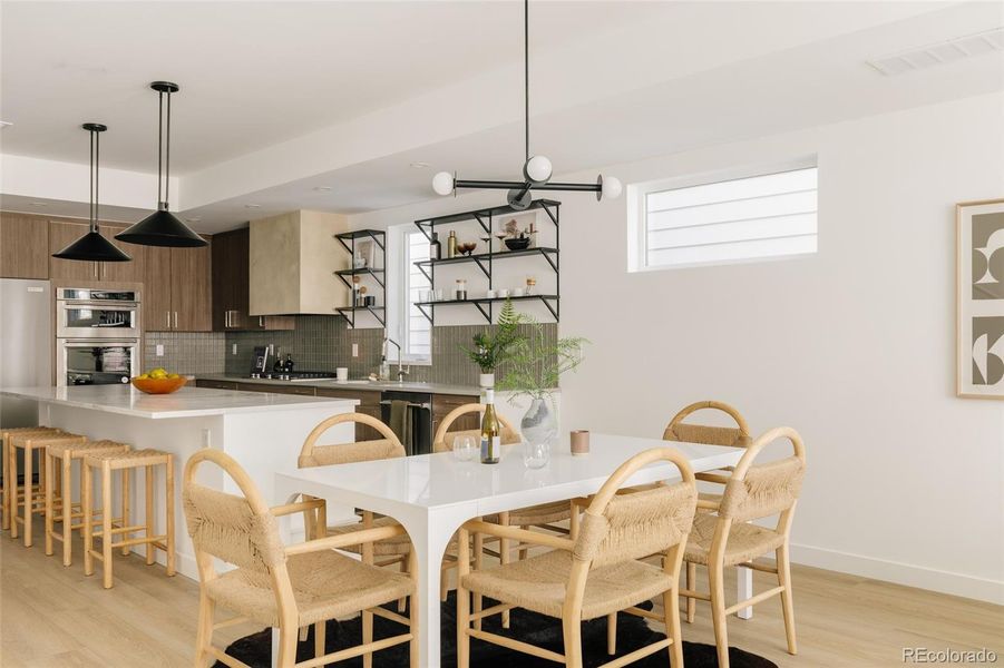 Furnished interior view inside a new home in , Denver (Image 12).