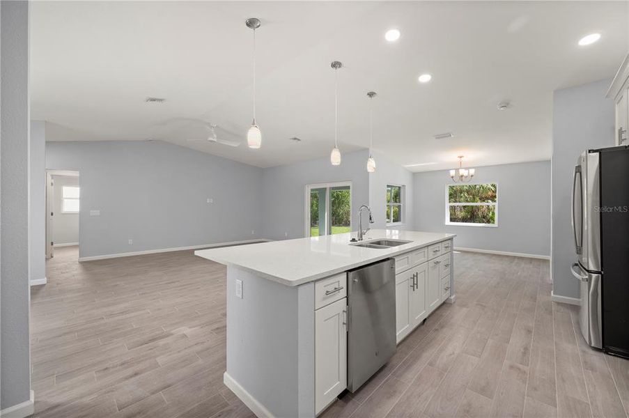 Furnished interior view inside a new home in , Punta Gorda (Image 8). Furnished interior view inside a new home in , Punta Gorda (Image 8).