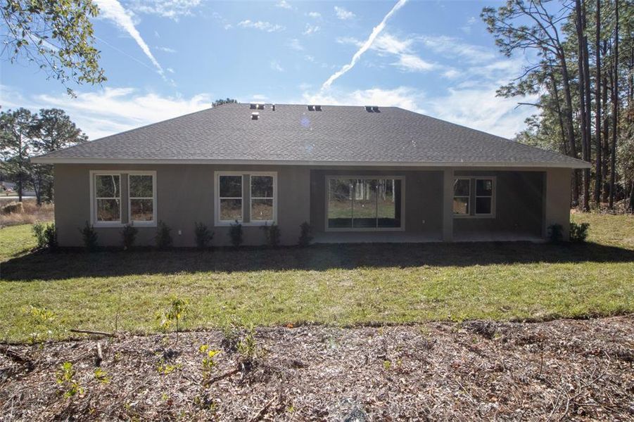 Exterior details and patio area of a home in Pine Ridge Estates, Beverly Hills (Image 24). Exterior details and patio area of a home in Pine Ridge Estates, Beverly Hills (Image 24).