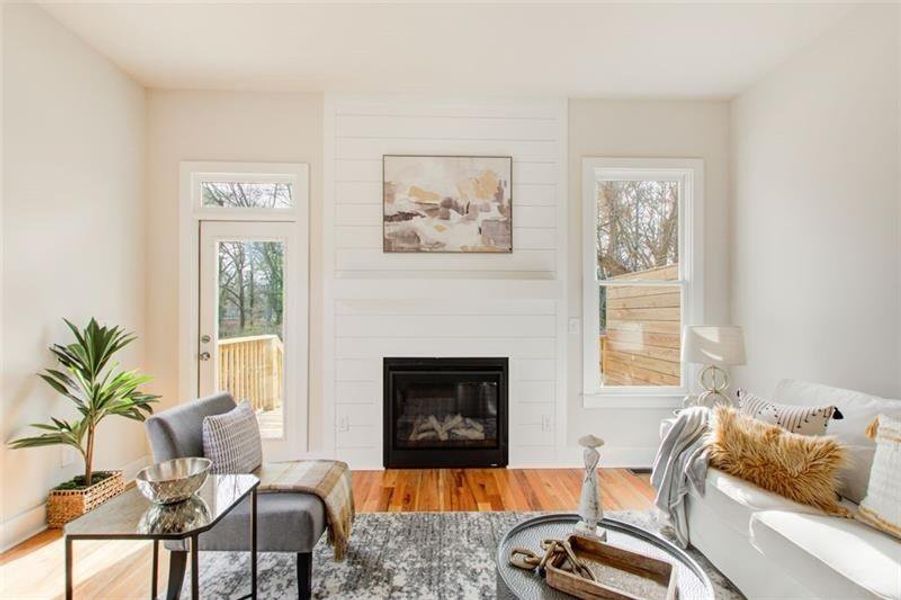 Furnished interior view inside a new home in , Atlanta (Image 24).