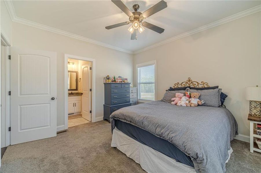 Furnished interior view inside a new home in , Statham (Image 9).