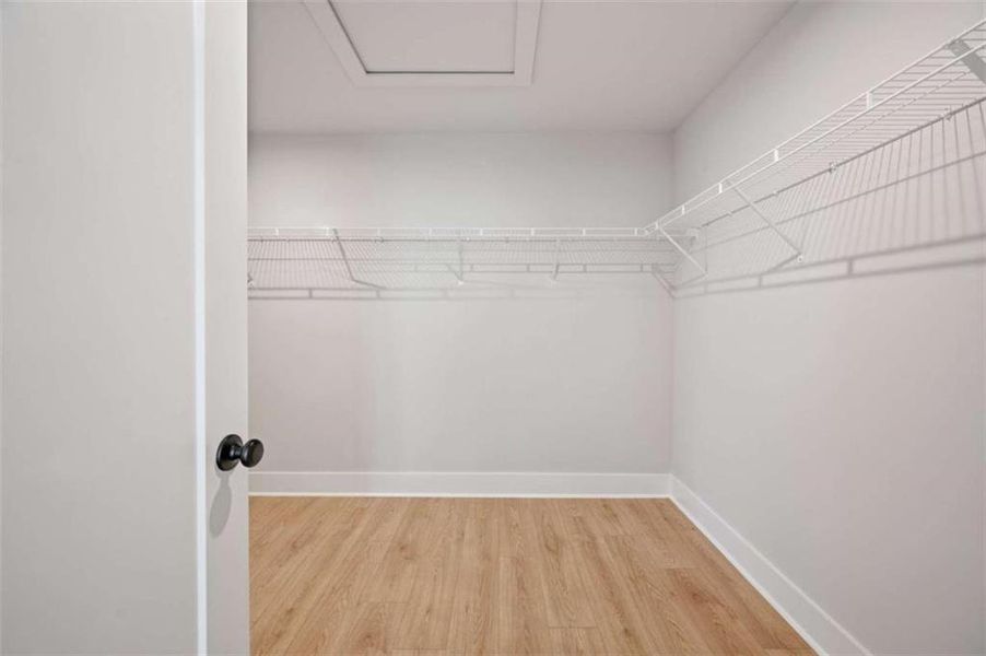 Spacious, unfurnished interior of a new home in The Paddocks at Doc Hughes, Buford (Image 37).
