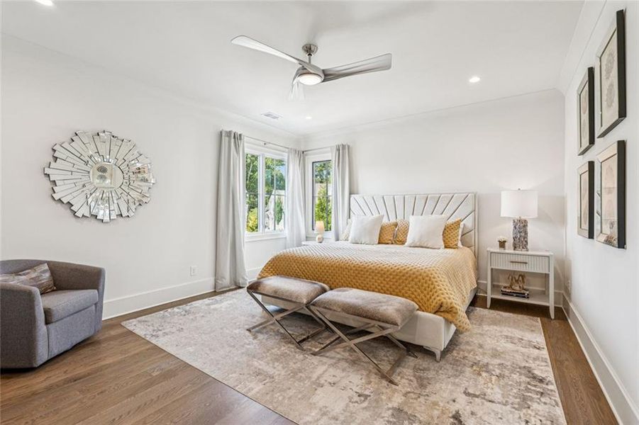 Furnished interior view inside a new home in , Alpharetta (Image 34).