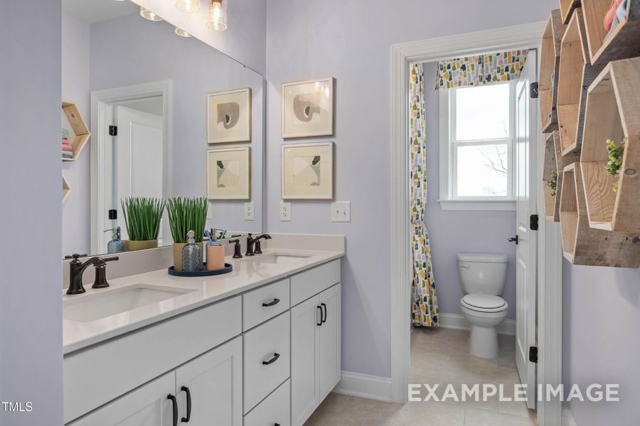 Furnished interior view inside a new home in Tobacco Road, Angier (Image 40).