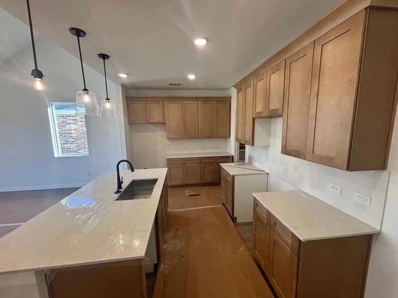 Kitchen Construction Progress featuring the Artisan Collection