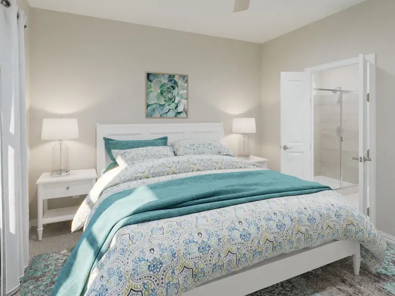 Furnished interior view inside a new home in Lakehaven - Spring Series, Farmersville (Image 6).