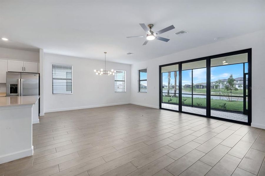 Spacious, unfurnished interior of a new home in Verdana Village, Estero (Image 15).
