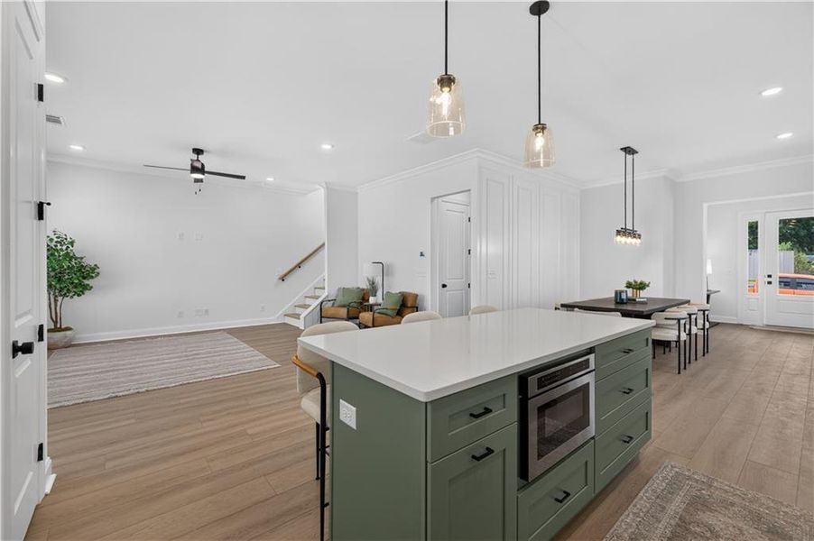 Furnished interior view inside a new home in The Preserve at Killian Hill, Lilburn (Image 12).
