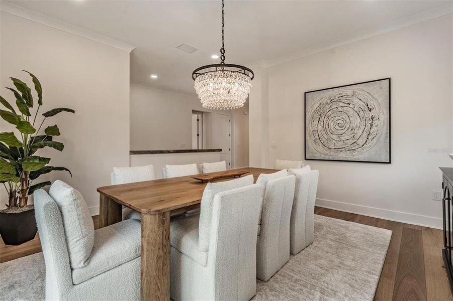 Furnished interior view inside a new home in , Tampa (Image 58).