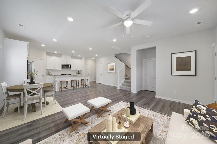 Furnished interior view inside a new home in Preston Park, Pineville (Image 7). Furnished interior view inside a new home in Preston Park, Pineville (Image 7).