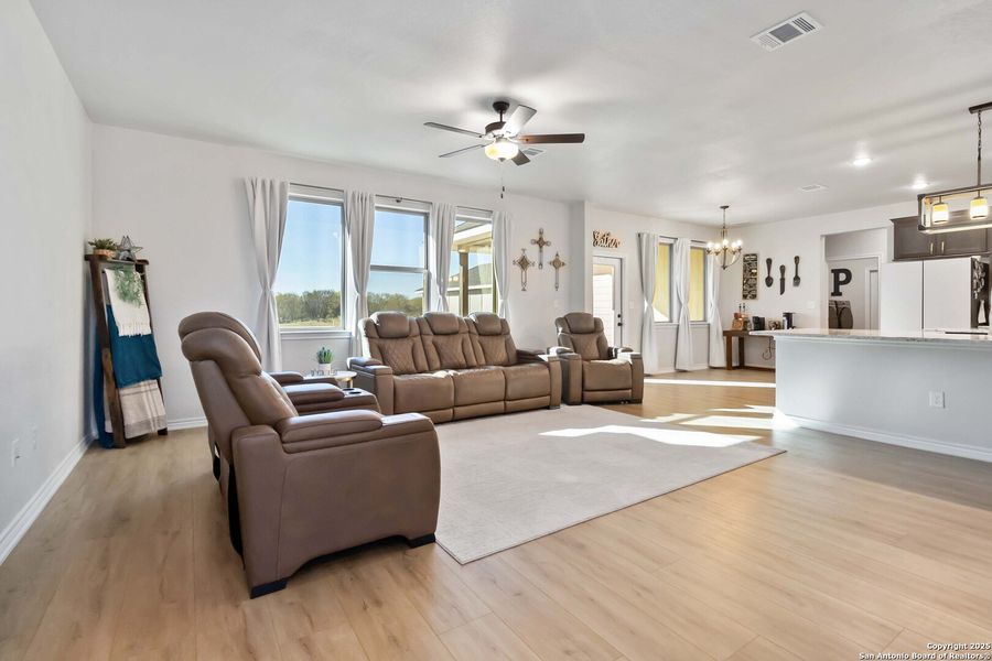 Furnished interior view inside a new home in , Devine (Image 31). Furnished interior view inside a new home in , Devine (Image 31).