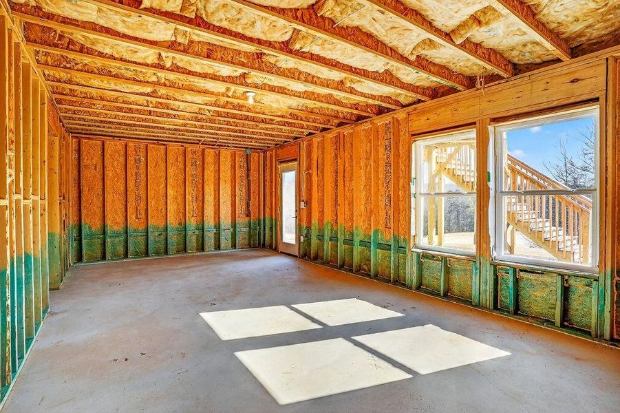 In-progress construction of a new home in , Homer, GA (Image 34).