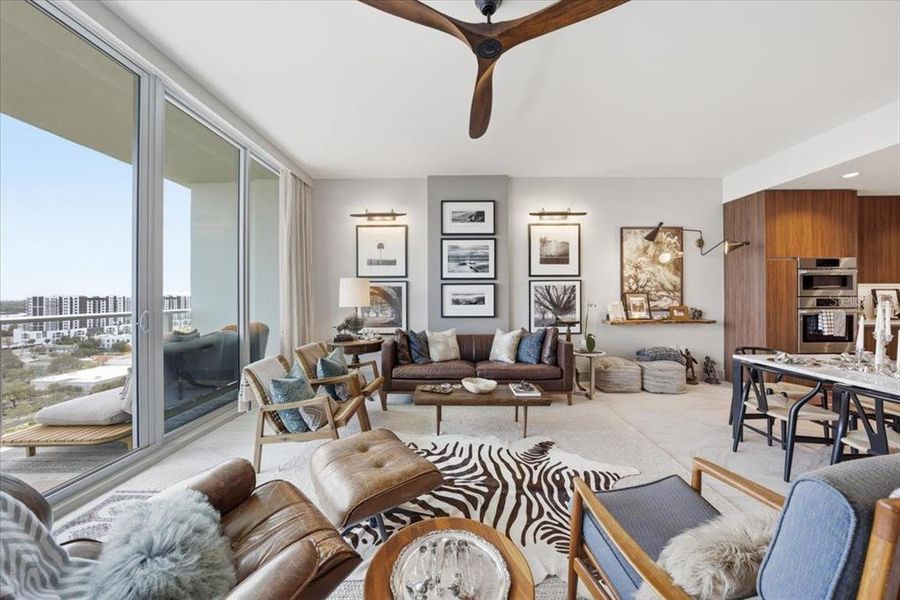 Furnished interior view inside a new home in , St. Petersburg (Image 13).