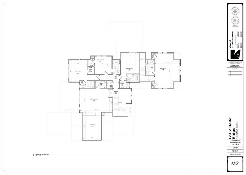 2D floor plan layout of this home in Bella Ridge, Fort Mill, SC (Image 4).