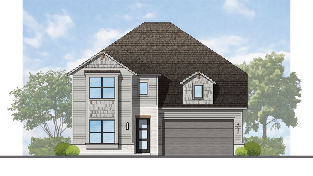Representative Elevation - some options shown Representative Elevation - some options shown