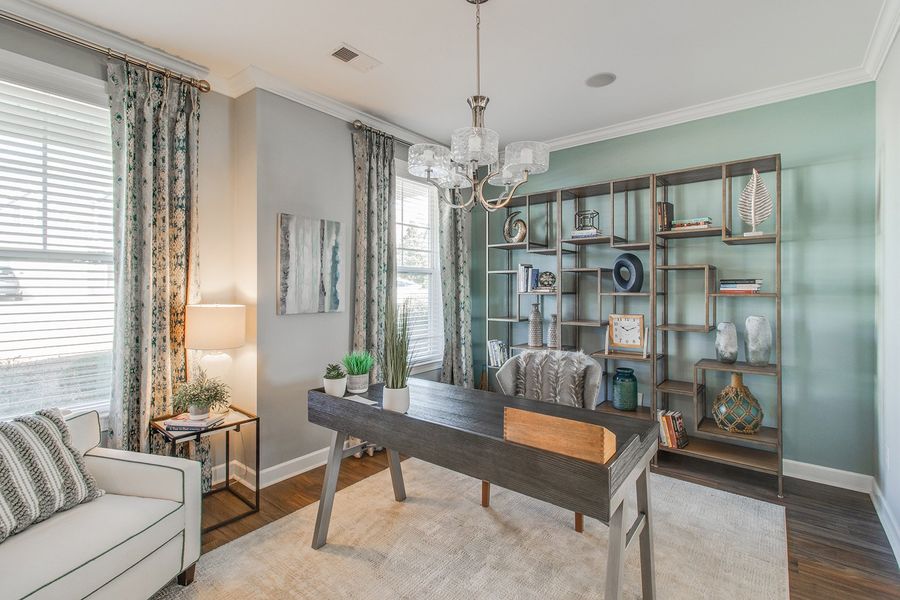 Furnished interior view inside a new home in Bluefield, Lexington (Image 7). Furnished interior view inside a new home in Bluefield, Lexington (Image 7).