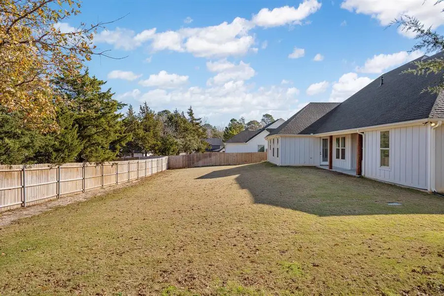 Exterior details and patio area of a home in , Tyler (Image 4).