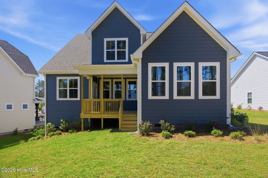 Exterior details and patio area of a home in Legacy Lakes, Aberdeen (Image 20).