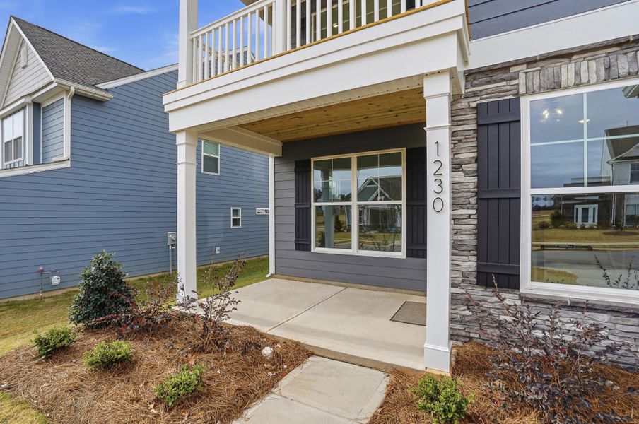 Exterior details and patio area of a home in Carrington, Stanley (Image 3).