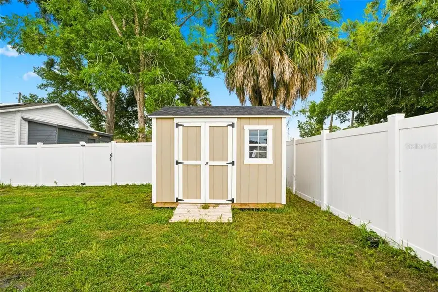 Exterior details and patio area of a home in , Tampa (Image 28). Exterior details and patio area of a home in , Tampa (Image 28).